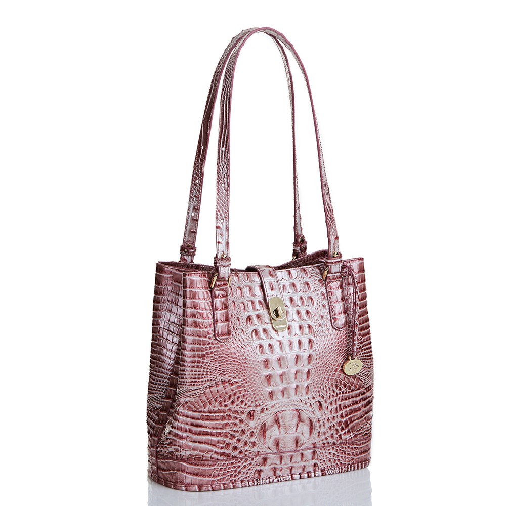 Brahmin Fiora Women's Bucket Bags Pink | PIG679418