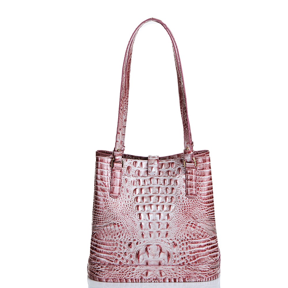 Brahmin Fiora Women's Bucket Bags Pink | PIG679418