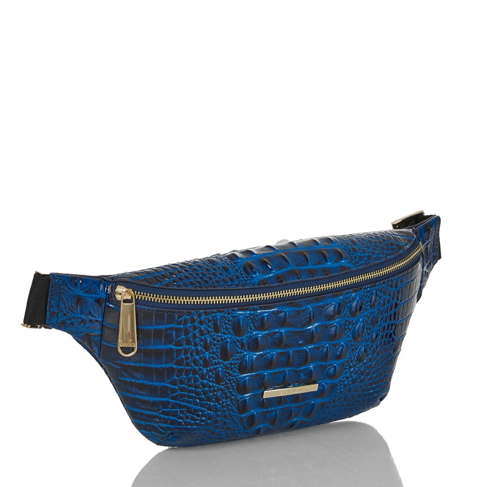 Brahmin Harker Women's Travel Bags Blue | XLU748012