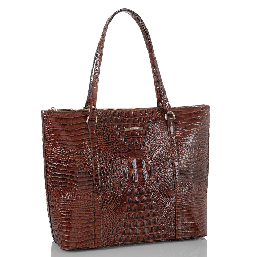 Brahmin Jules Women's Travel Bags Brown | NKJ354980