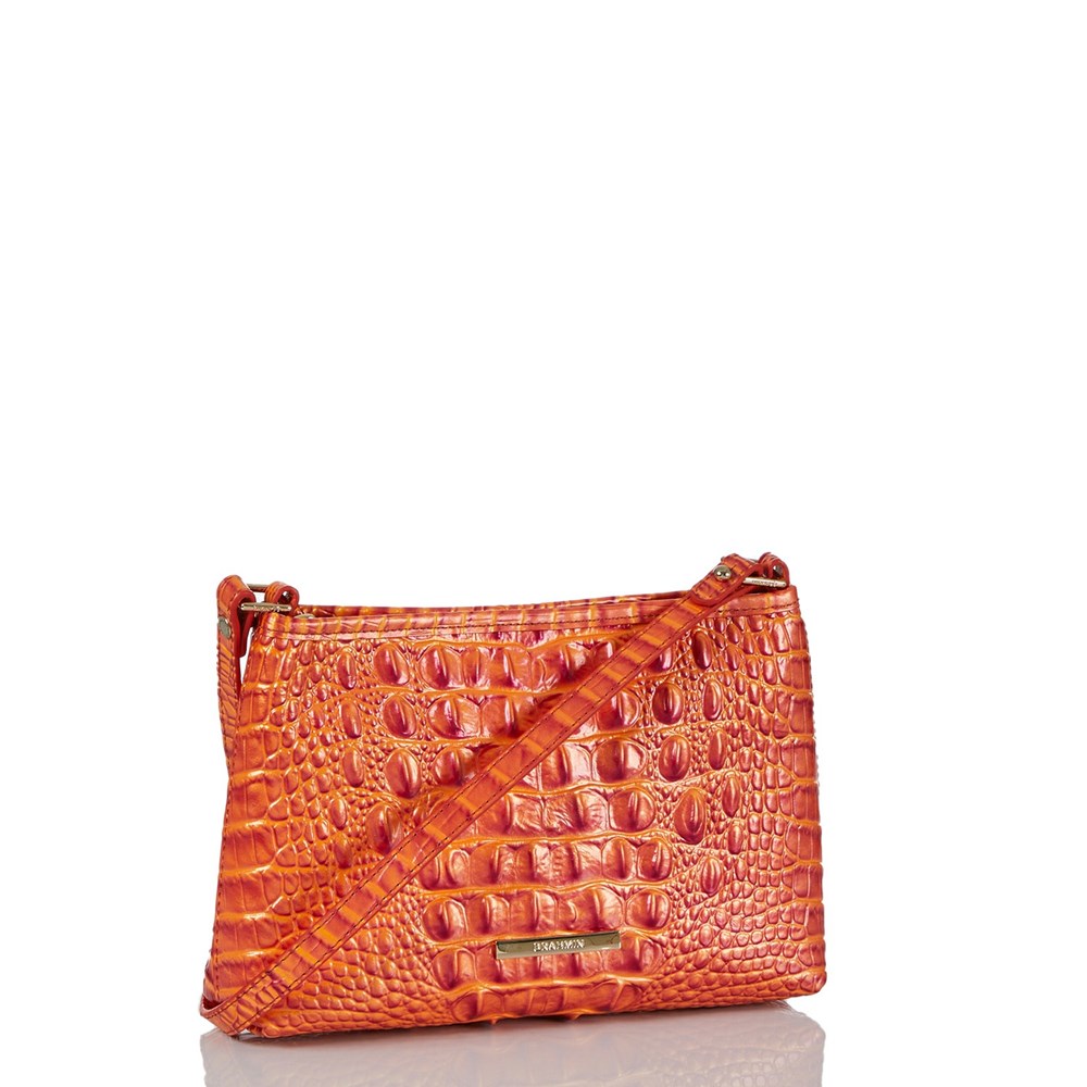 Brahmin Lorelei Women's Shoulder & Hobo Bags Orange | NPT601523