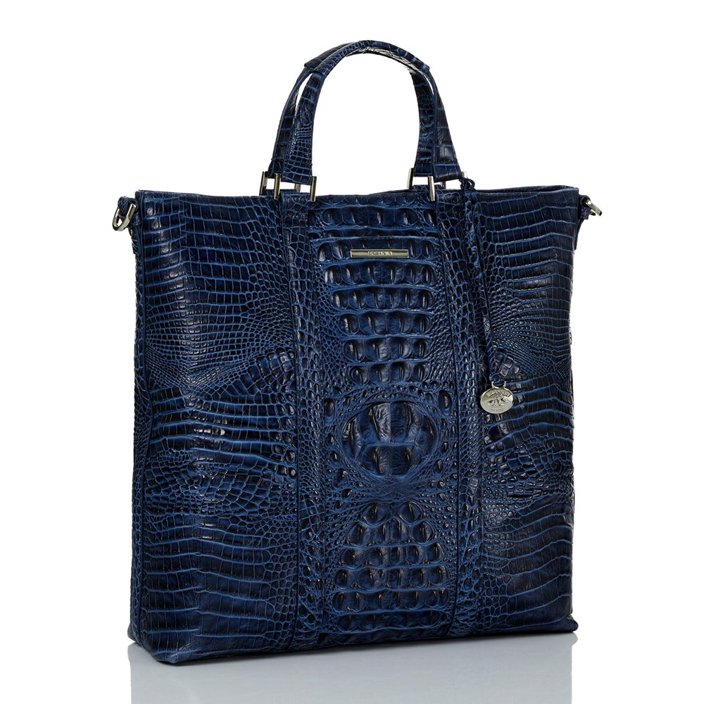 Brahmin Lyle Women's Business Bags Navy | CRZ016875