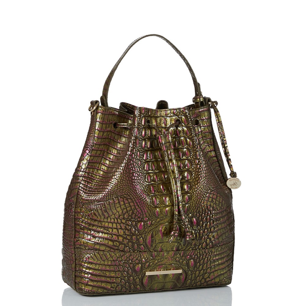 Brahmin Marlowe Women's Bucket Bags Brown | JEZ365702