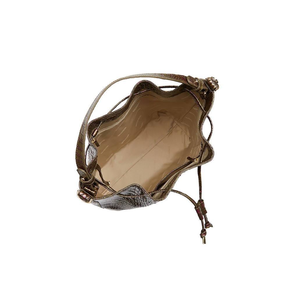 Brahmin Marlowe Women's Bucket Bags Brown | JEZ365702