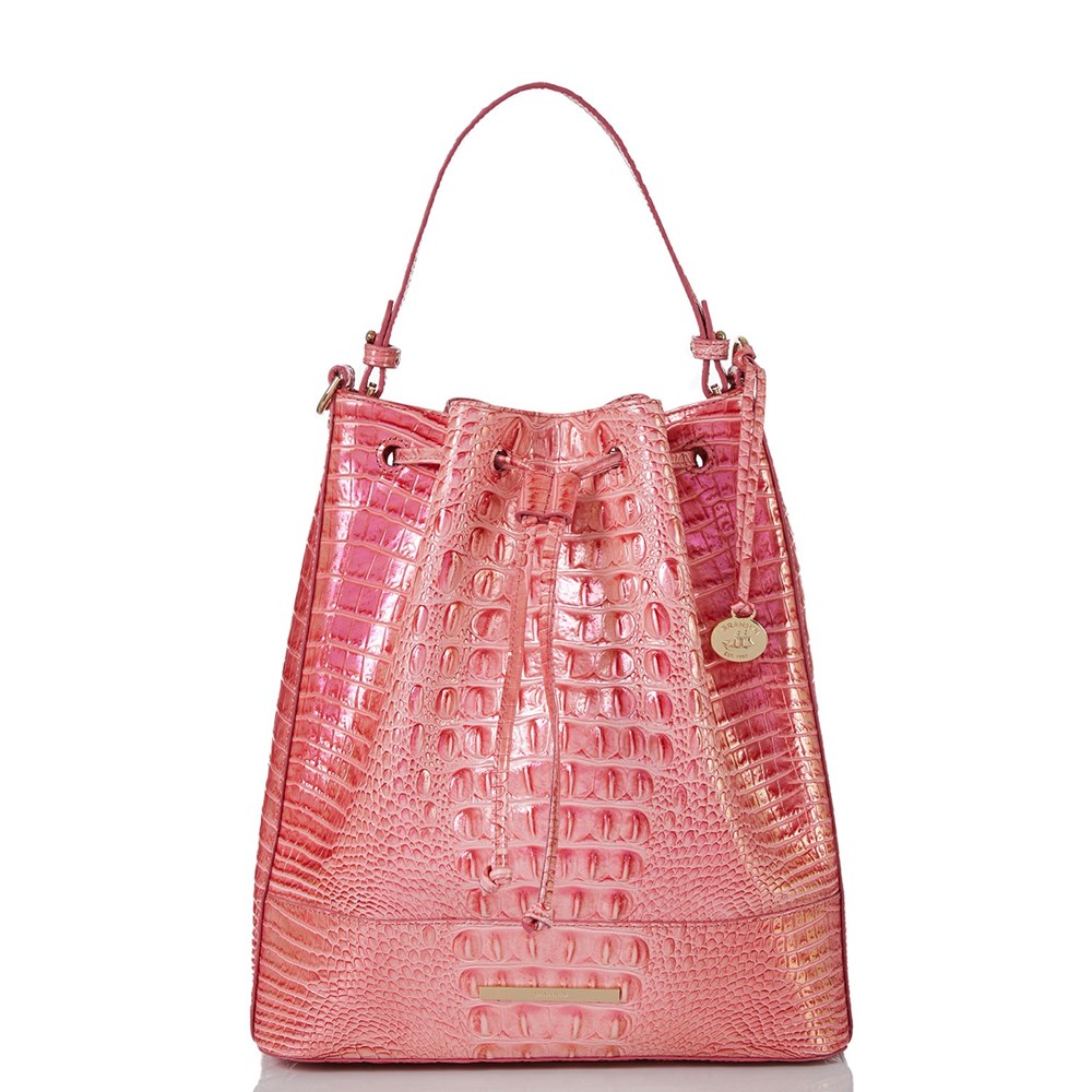 Brahmin Marlowe Women\'s Bucket Bags Pink | DWX702651