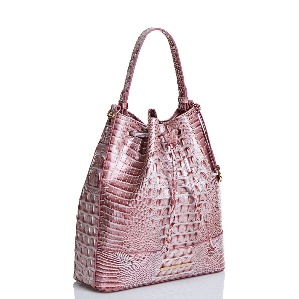 Brahmin Marlowe Women's Bucket Bags Pink | ZRJ075189