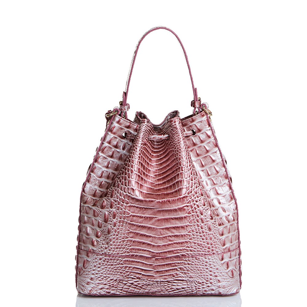 Brahmin Marlowe Women's Bucket Bags Pink | ZRJ075189