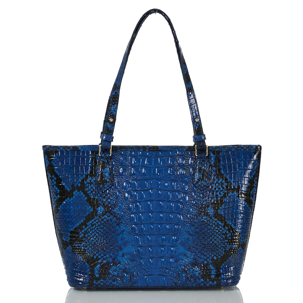 Brahmin Medium Asher Women's Tote Bags Blue | XKI061497