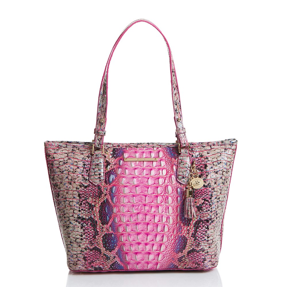 Brahmin Medium Asher Women\'s Tote Bags Pink | UIP640215