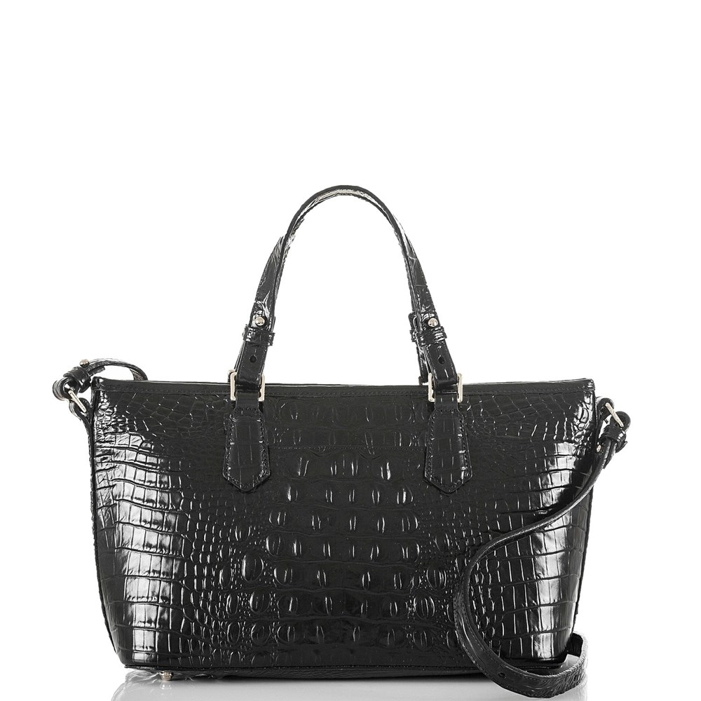 Brahmin Mini Asher Women's Satchel Bags Black | COP905124