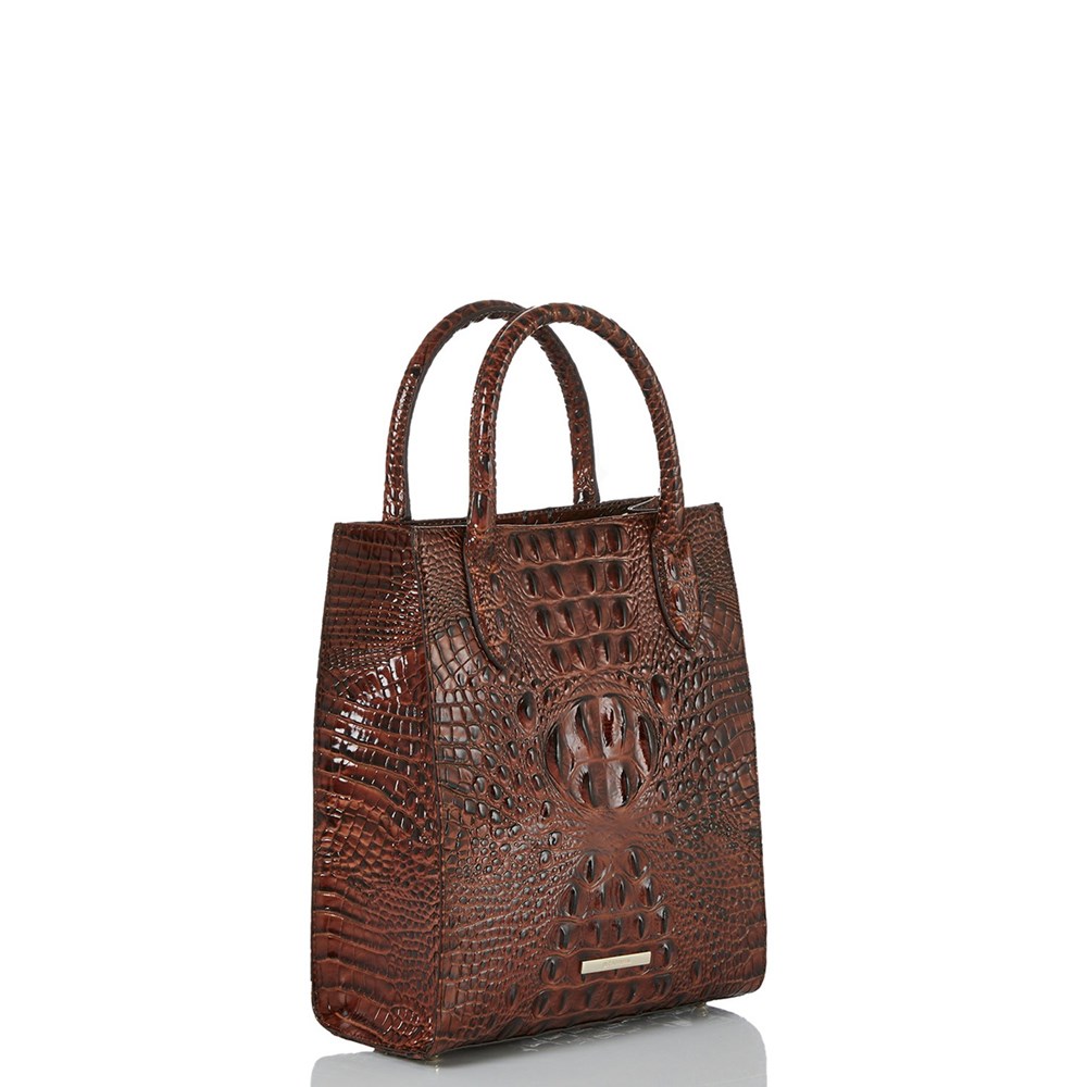 Brahmin Moira Women's Tote Bags Brown | ESV638519