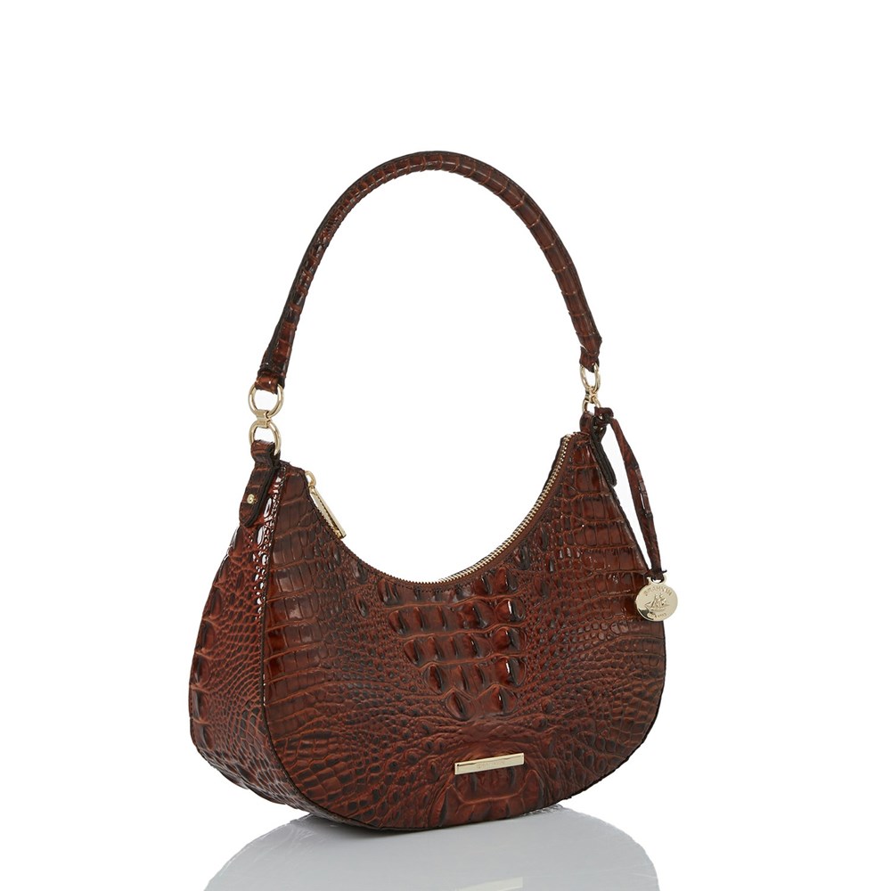 Brahmin Small Bekka Women's Shoulder & Hobo Bags Brown | XRL548071