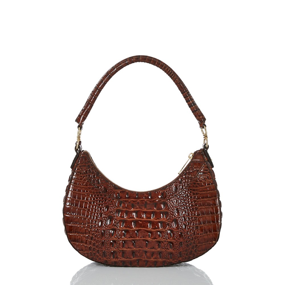 Brahmin Small Bekka Women's Shoulder & Hobo Bags Brown | XRL548071