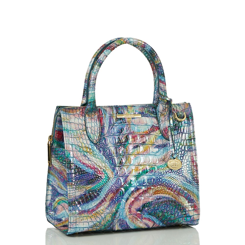 Brahmin Small Caroline Women's Satchel Bags Multicolor | TIJ758130