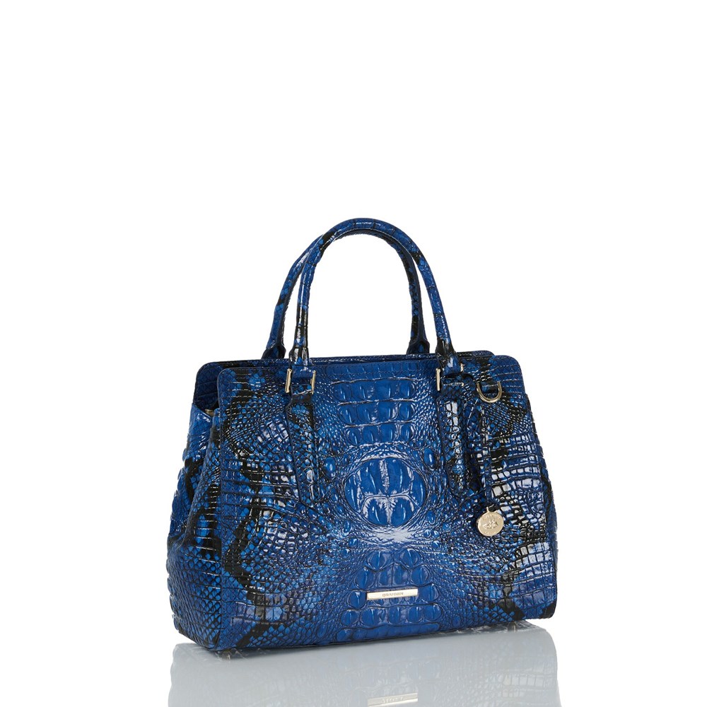 Brahmin Small Finley Women's Business Bags Blue | UVY083647