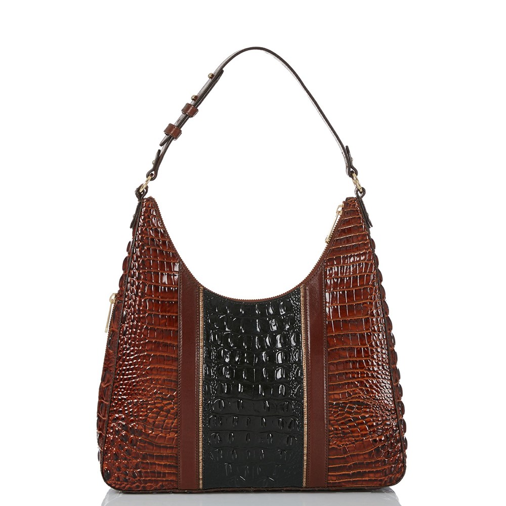 Brahmin Tabitha Women's Shoulder & Hobo Bags Black | PCI905672